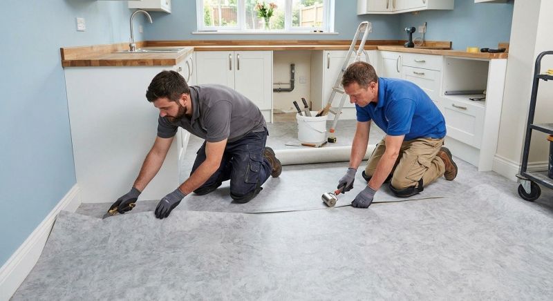 Sheet Linoleum Installation in Fox Island, WA