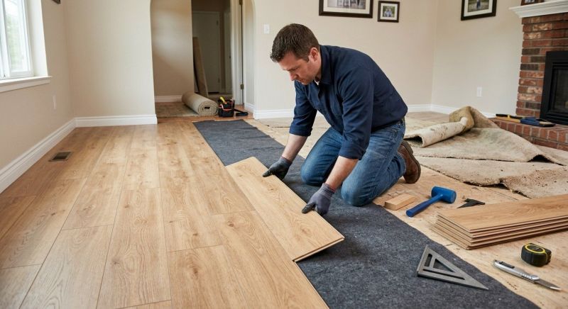 Laminate Floor Remodeling in King County, WA