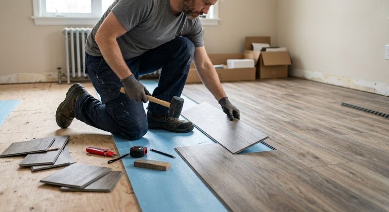 Linoleum Floor Installation in Fall City, WA