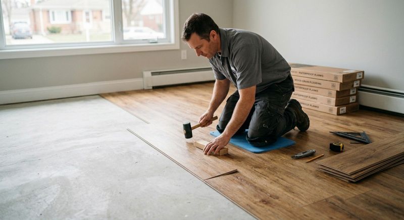 Linoleum Floor Installation in Kent, WA