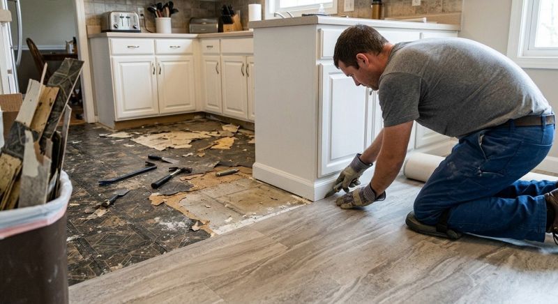 Linoleum Floor Installation in North Bend, WA