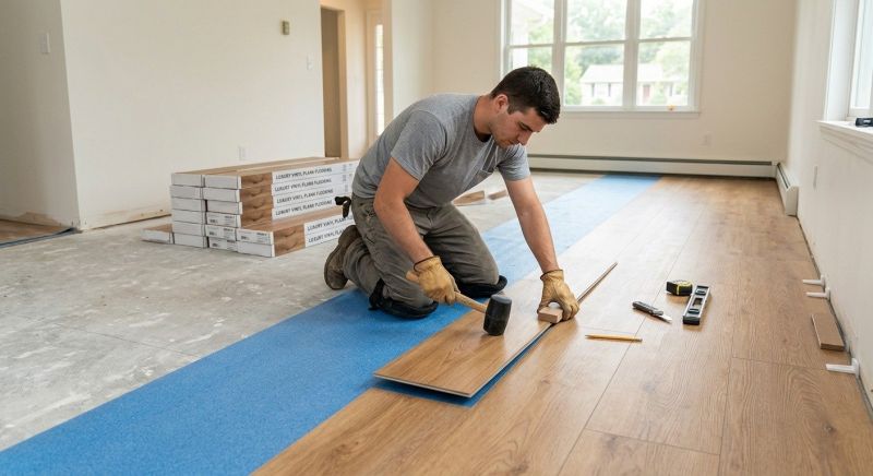 Luxury Vinyl Tile Installation in North Bend, WA