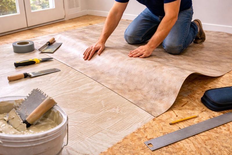 Sheet Flooring Installation in Bainbridge Island, WA