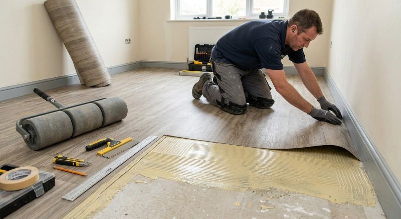 Sheet Flooring Installation in Sumner, WA