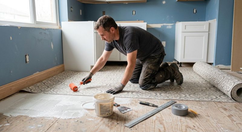 Sheet Linoleum Installation in Issaquah, WA