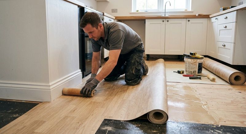 Sheet Linoleum Installation in Tacoma, WA