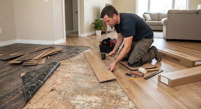Vinyl Flooring Installation in Gig Harbor, WA